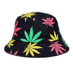 Rainbow Maple Leaf Bucket Hat