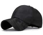 Black Camouflage Cap