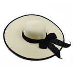 Straw Hat With Bowknot
