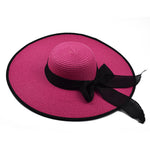 Straw Hat With Bowknot